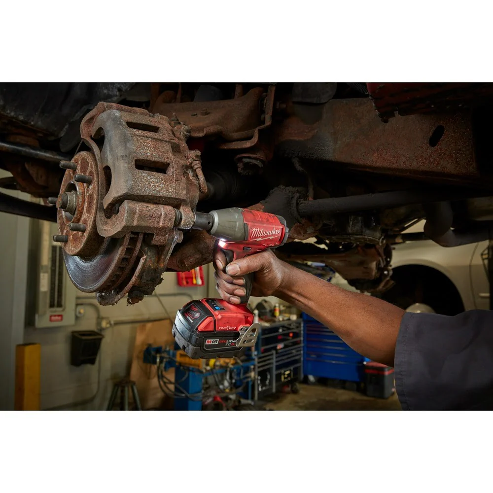 Milwaukee 2759-20 M18 FUEL 1/2" Compact Impact Wrench with Pin Detent with ONE-KEY (Bare Tool) - Image 9