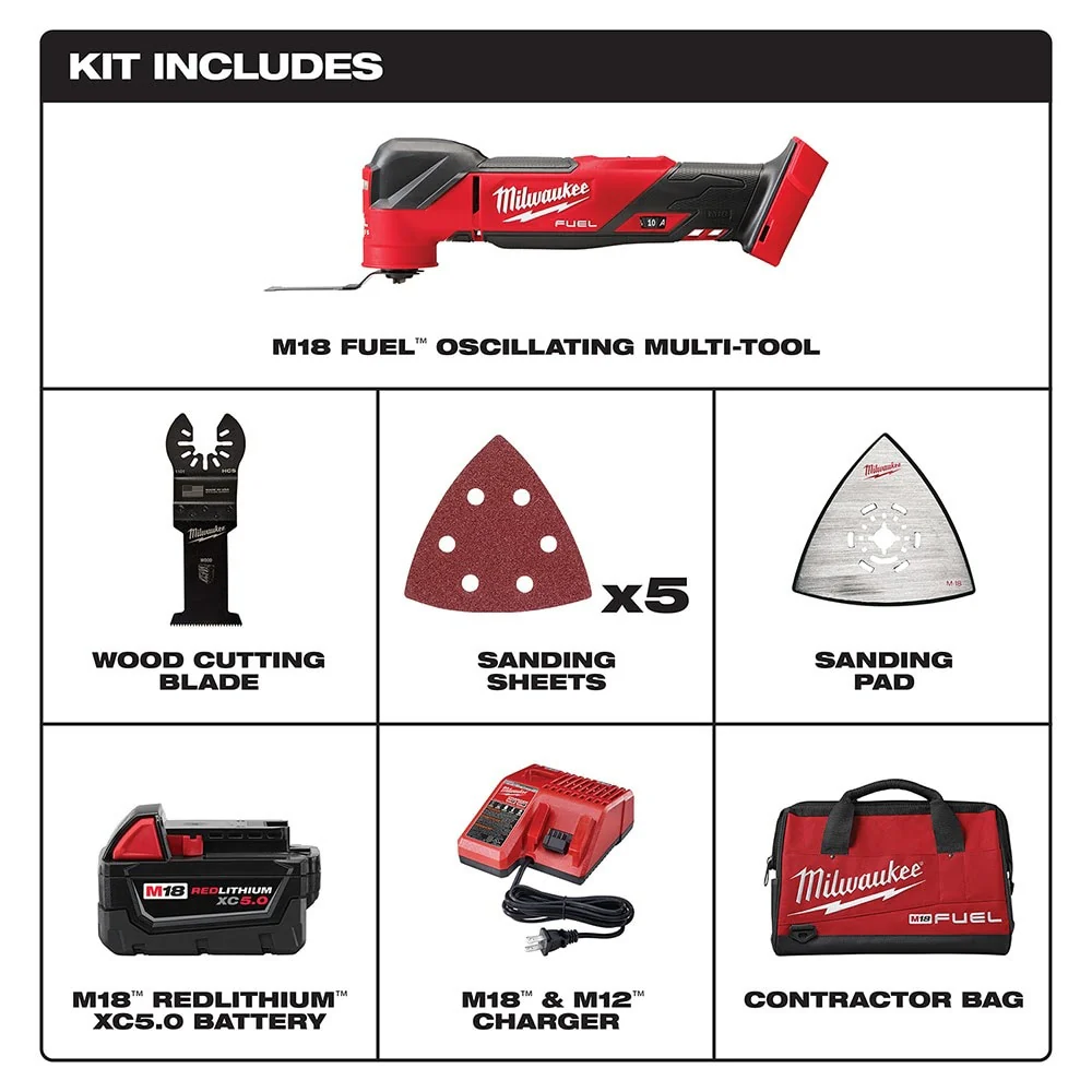 Milwaukee 2836-21 M18 FUEL™ Oscillating Multi-Tool (Kit) - Image 2