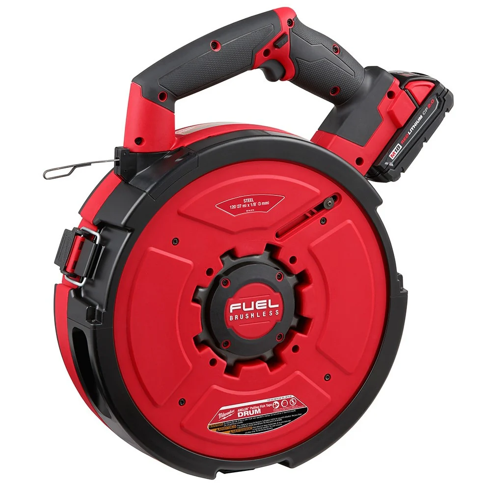 Milwaukee 2873A-22 M18 FUEL Angler 120' Steel Pulling Fish Tape Kit - Image 5