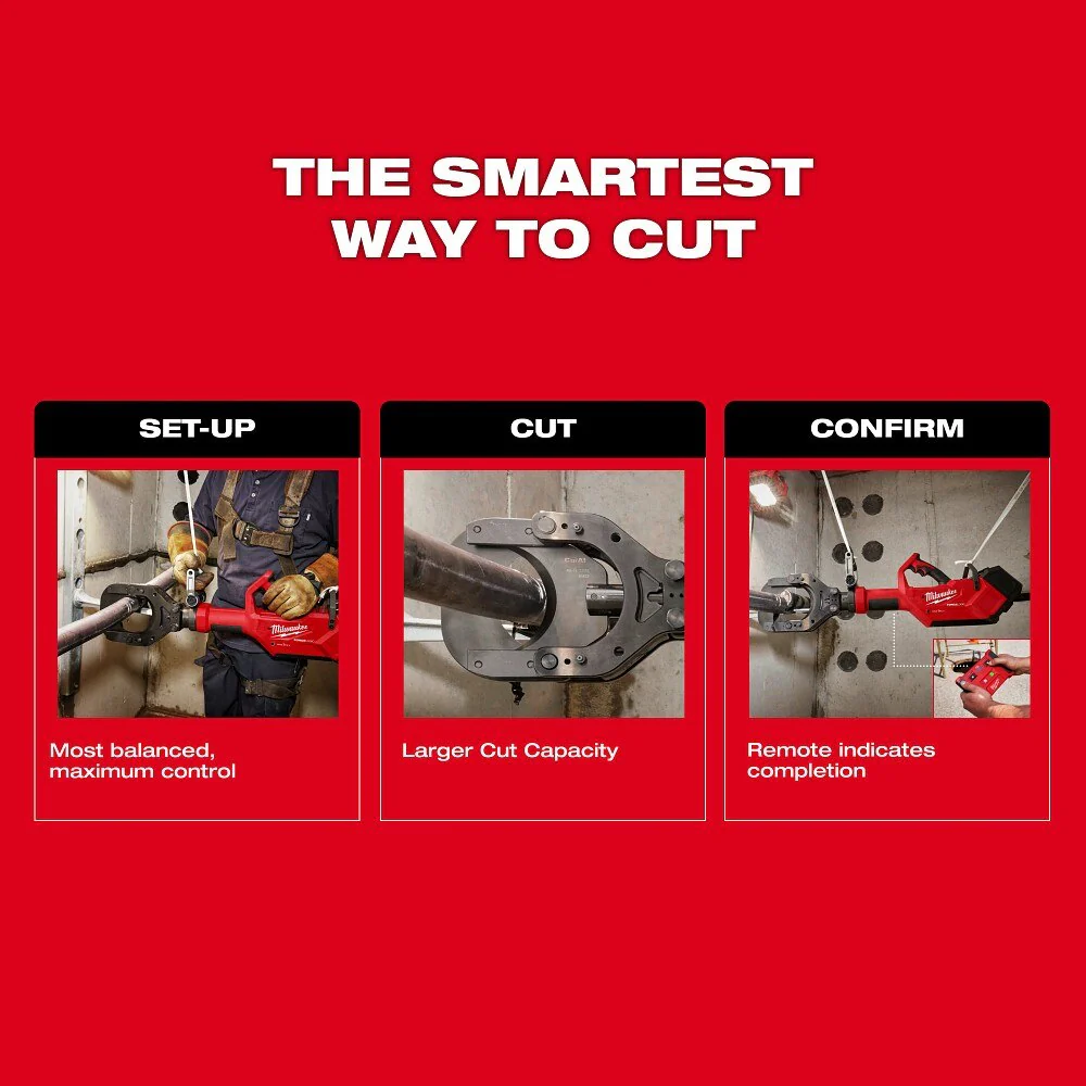 Milwaukee 2875R-21 M18 FORCE LOGIC 5" Underground Cable Cutter w/ Wireless Remote - Image 5