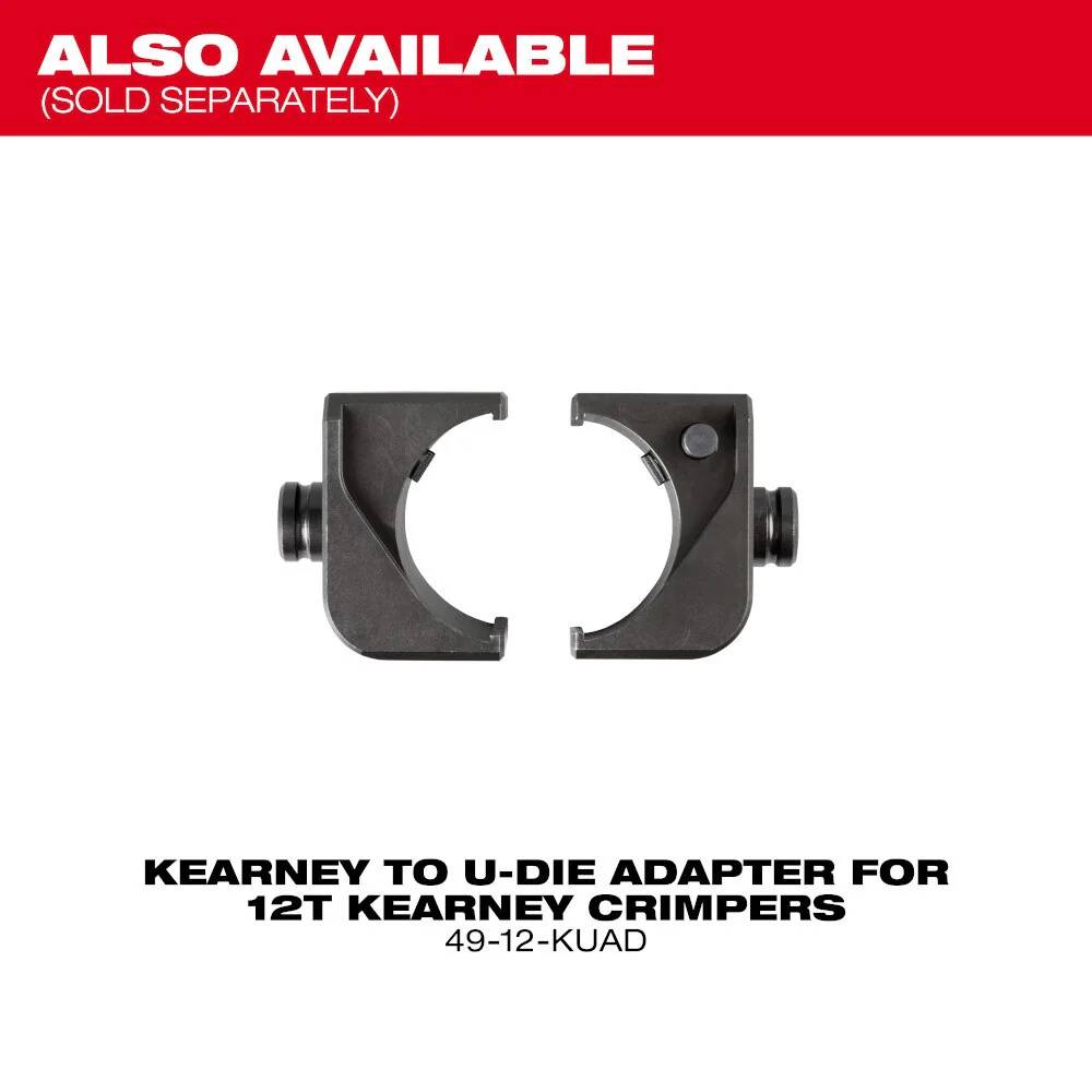 Milwaukee 2878K-22 M18 FORCE LOGIC 12T Kearney Linear Crimper Kit - Image 5