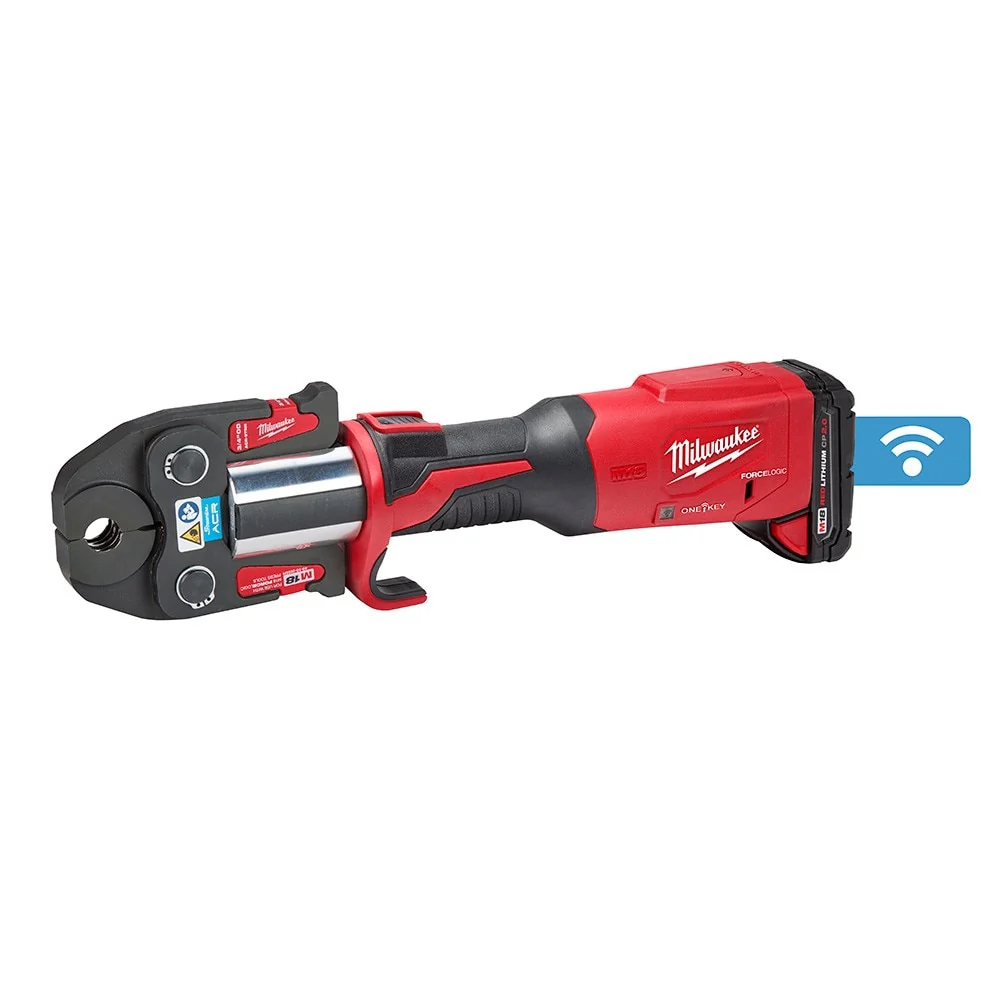 Milwaukee 2922-22M M18™ FORCE LOGIC™ Press Tool w/ ONE-KEY™ w/ ¼” – 7/8” Streamline™ ACR Press Jaws - Image 2