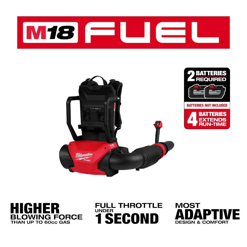 Milwaukee 3009-20 M18 FUEL Dual Battery Backpack Blower - Image 2