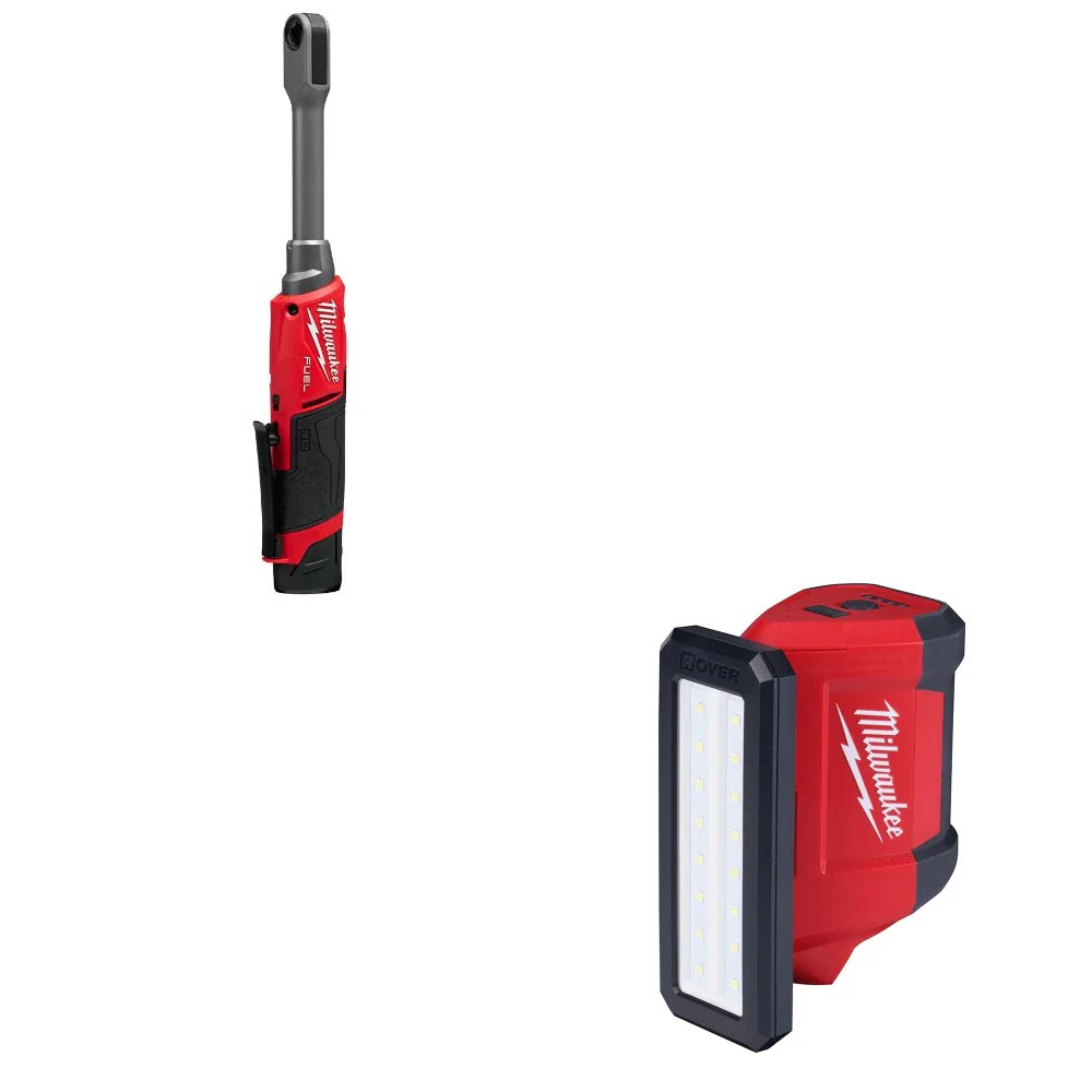Milwaukee 3050-21 Box Ratchet Kit W/ FREE 2367-20 Flood Light