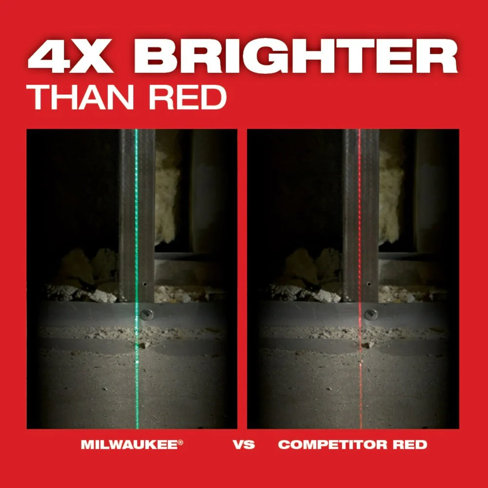 Milwaukee 3421 Green Cross Line Laser - Image 14