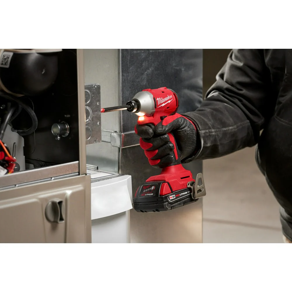 Milwaukee 3650-22CT M18 Compact Brushless 1/4" Hex Impact Driver Kit - Image 9