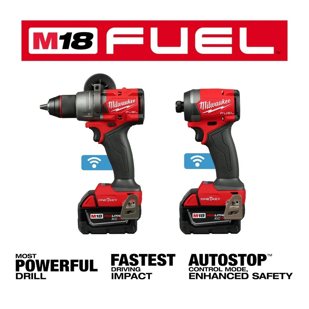 Milwaukee 3696-22 M18 FUEL 2-Tool Combo Kit w/ ONE-KEY - Image 6