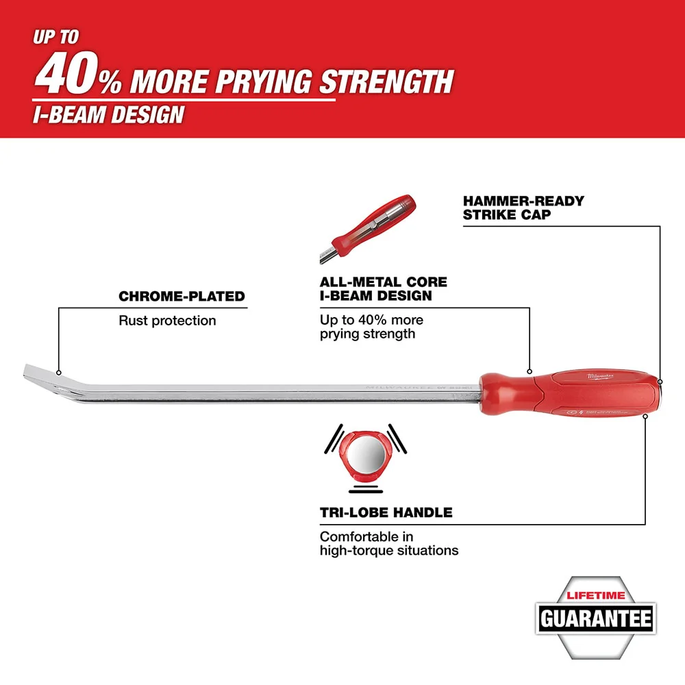 Milwaukee 45-74-9208 8" Pry Bar - Image 3
