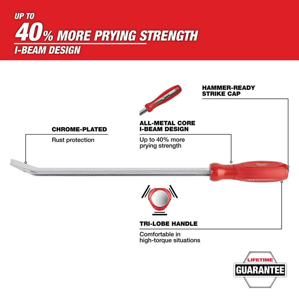 Milwaukee 45-74-9212 12" Pry Bar - Image 3