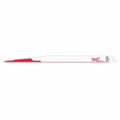 Milwaukee 48-00-5037 12" x 6TPI Bi-Metal Super Sawzall Blade 5-Pack - Image 2