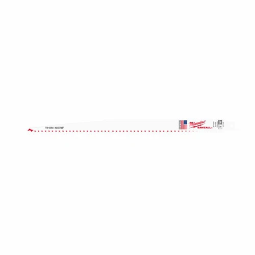 Milwaukee 48-00-5037 12" x 6TPI Bi-Metal Super Sawzall Blade 5-Pack - Image 3