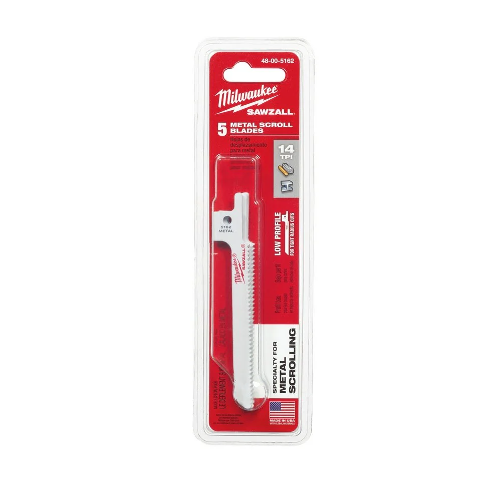 Milwaukee 48-00-5162 3-5/8" x 14TPI Bi-Metal Super Sawzall Blade - Image 7