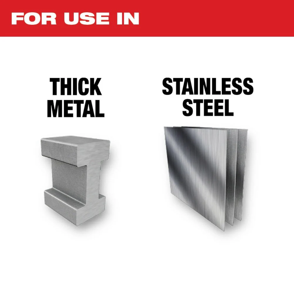 Milwaukee 48-00-5201 6" 8TPI Torch Metal Cutting Sawzall Blade with Carbide Teeth - Image 3