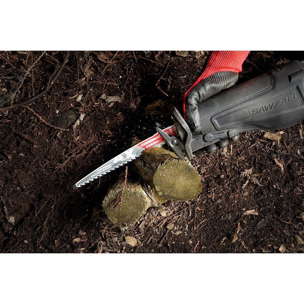 Milwaukee 48-00-5231 6" 3 TPI The AX™ with Carbide Teeth for Pruning & Clean Wood SAWZALL® Blade 1PK - Image 12