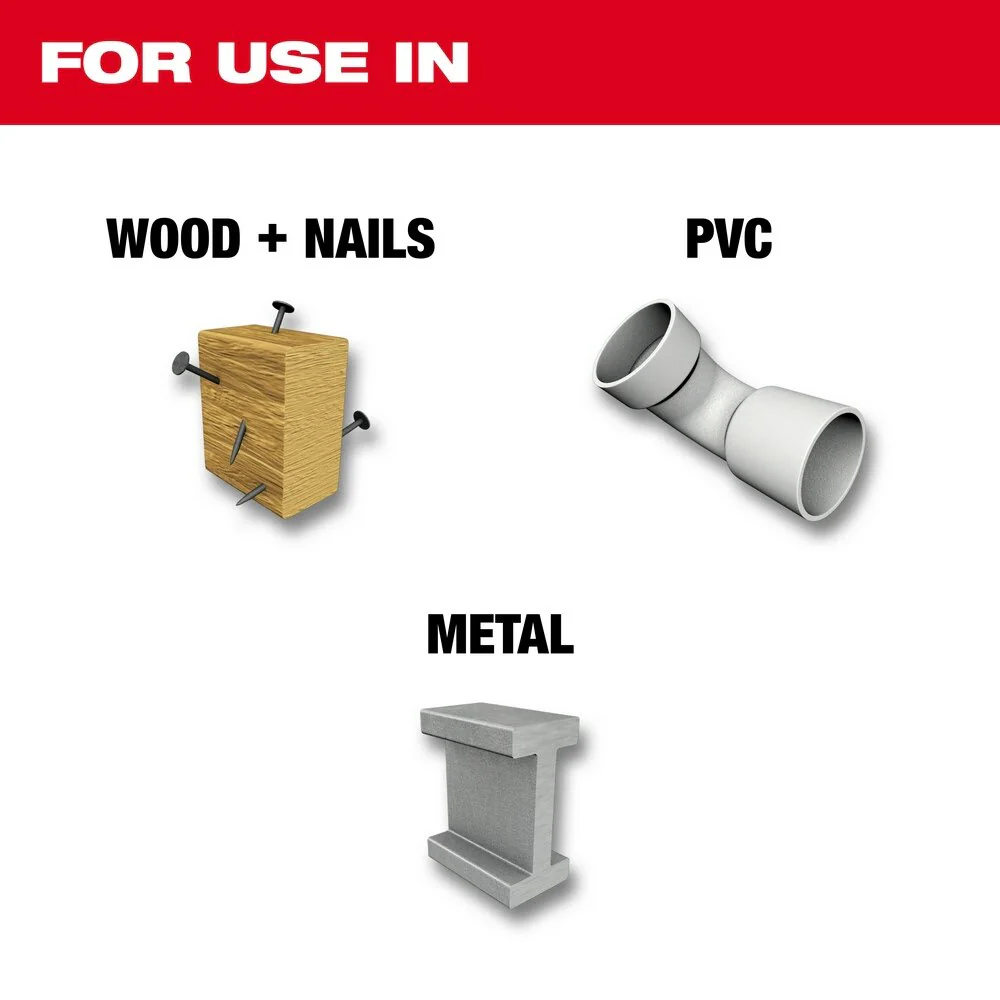 Milwaukee 48-00-5711 WRECKER Multi-Material SAWZALL Blade 12" 7/11TPI 5 Pack - Image 4