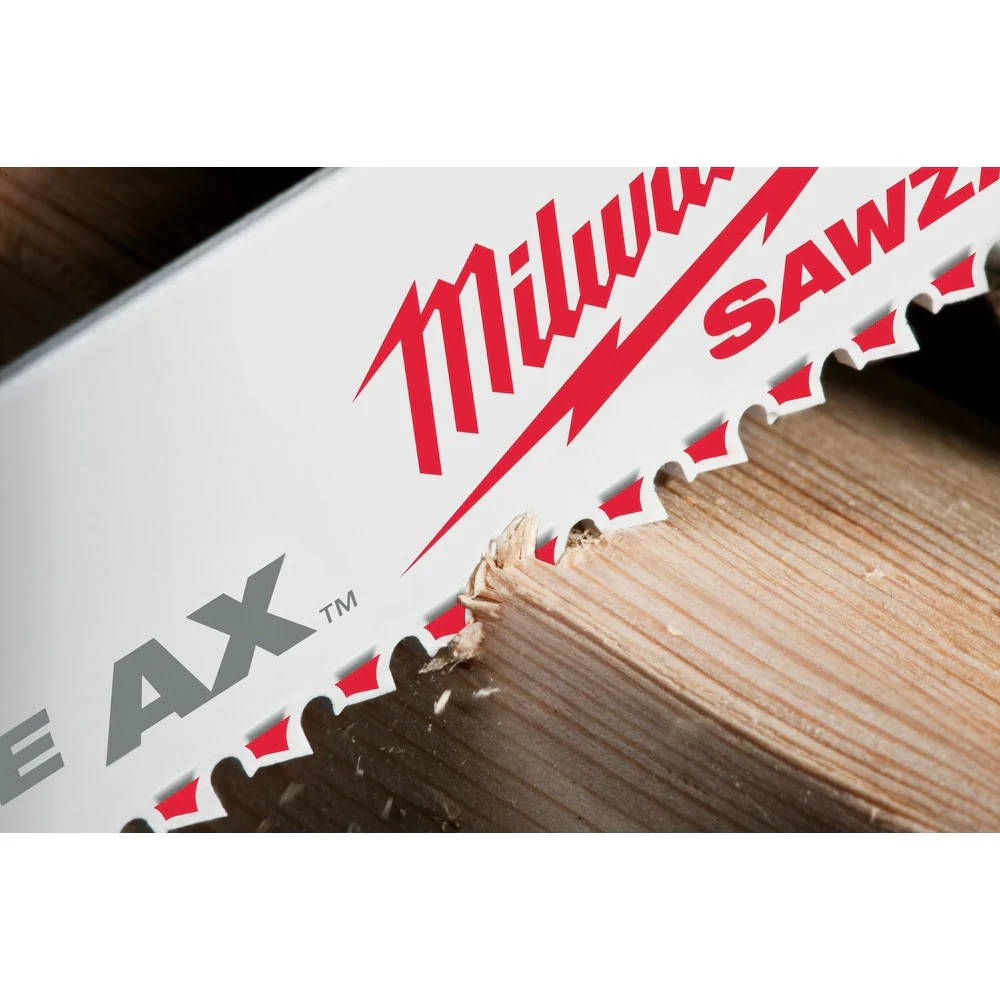 Milwaukee 48-00-8027 12" x 5/8TPI Super Sawzall AX Blade (25 Pack) - Image 10
