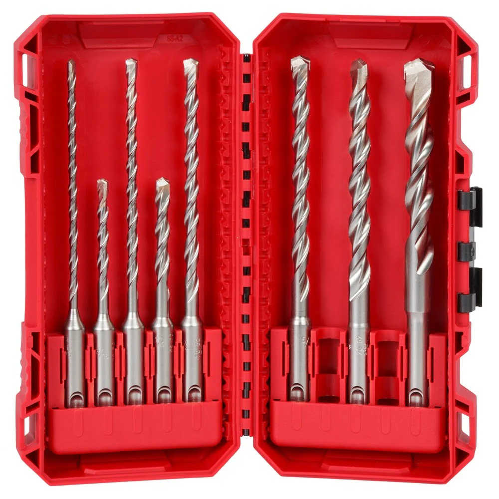 Milwaukee 48-20-7673 8pc. SDS Plus M/2 2-Cutter Drill Bit Kit - Image 9