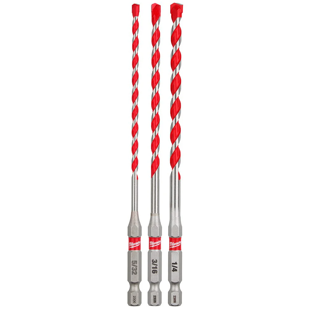 Milwaukee 48-20-9050 3pc. SHOCKWAVE™ Carbide Hammer Drill Bit Kit - Image 11