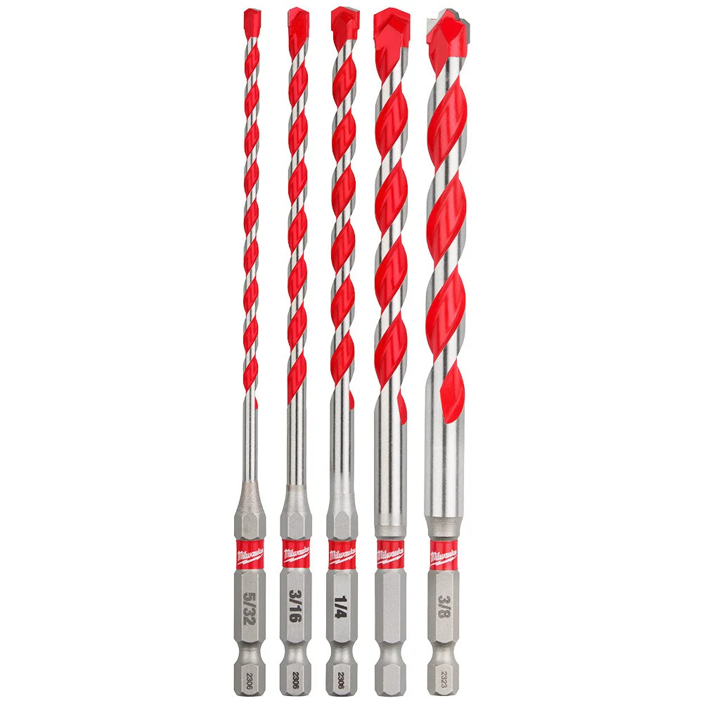 Milwaukee 48-20-9051 5pc. SHOCKWAVE™ Carbide Hammer Drill Bit Kit - Image 11