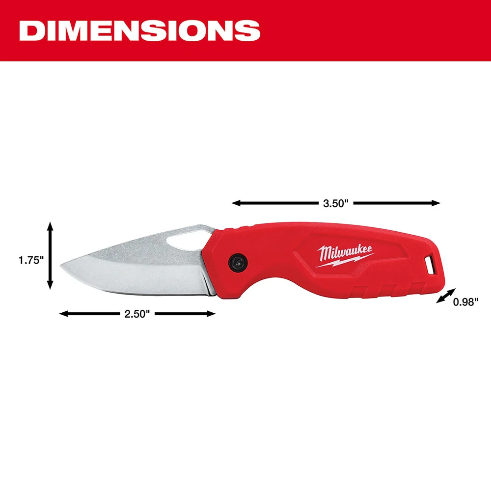 Milwaukee 48-22-1521 Compact Folding Pocket Knife - Image 3