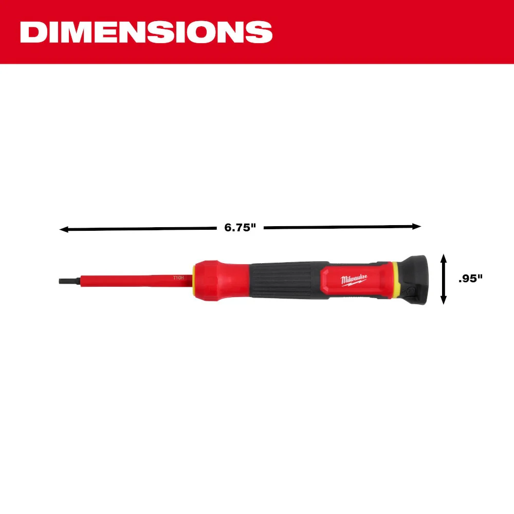 Milwaukee 48-22-2217 8-in-1 1000V Insulated Precision Multi-Bit Screwdriver Set - Image 3