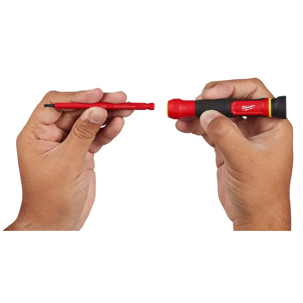 Milwaukee 48-22-2217 8-in-1 1000V Insulated Precision Multi-Bit Screwdriver Set - Image 7
