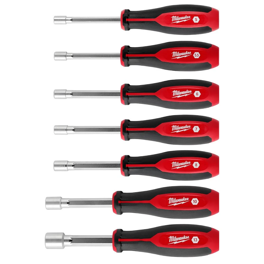 Milwaukee 48-22-2548 7pc Metric HollowCore Magnetic Nut Driver Set - Image 9