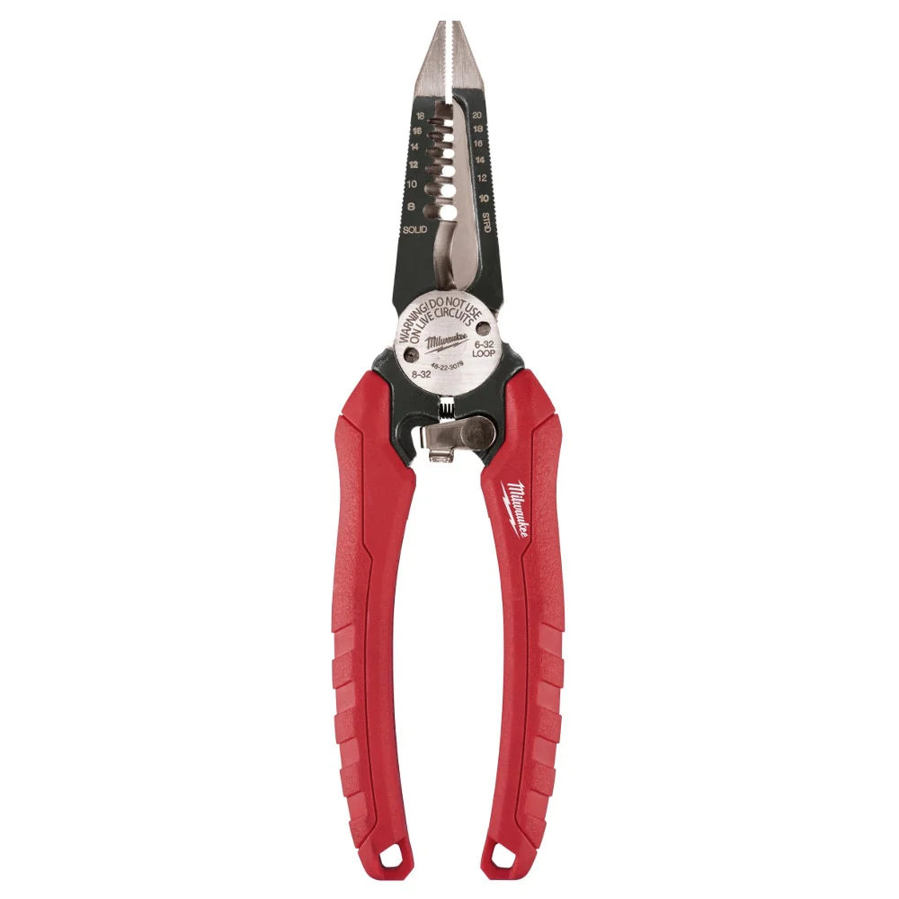 Milwaukee 48-22-3079 8GA - 20GA 6 IN 1 Combination Wire Pliers - Image 3