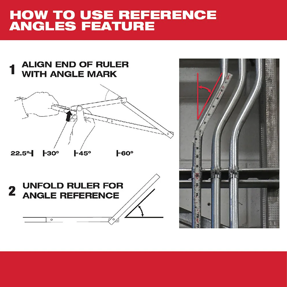 Milwaukee 48-22-3801 Composite Folding Rule - Image 3
