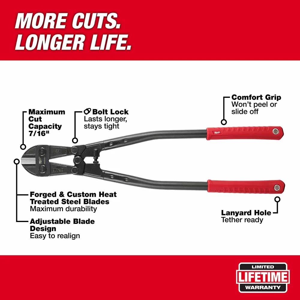 Milwaukee 48-22-4024 24" Bolt Cutter - Image 2