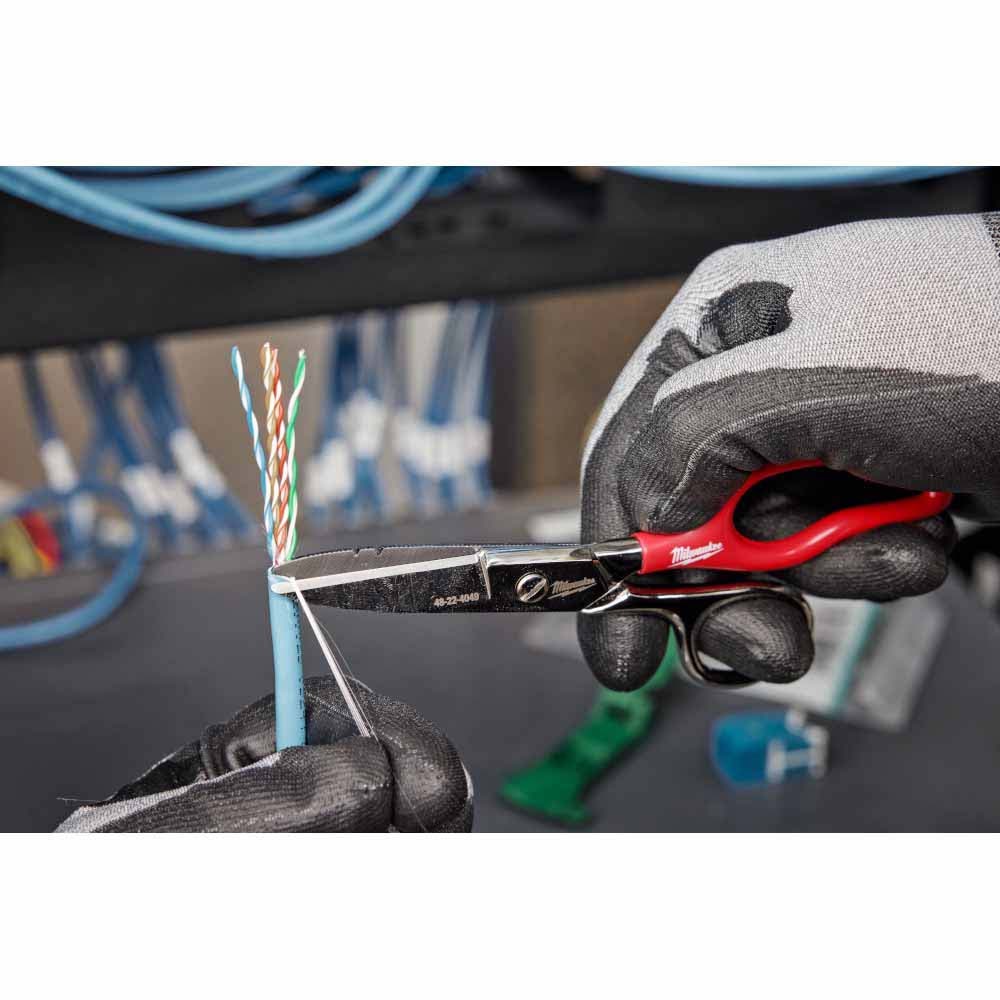 Milwaukee 48-22-4049 Electrician Scissors with Extended Handle - Image 9