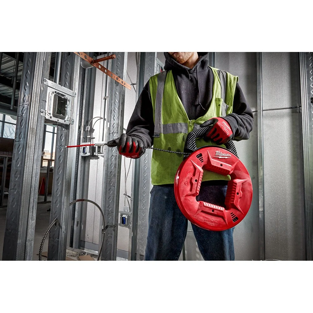 Milwaukee 48-22-4192 50' Polyester Fish Tape w/ Flexible Metal Leader - Image 4