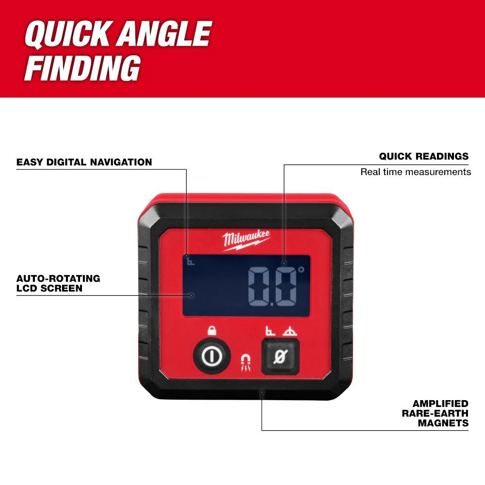 Milwaukee 48-22-5602 Digital Angle Gauge - Image 3