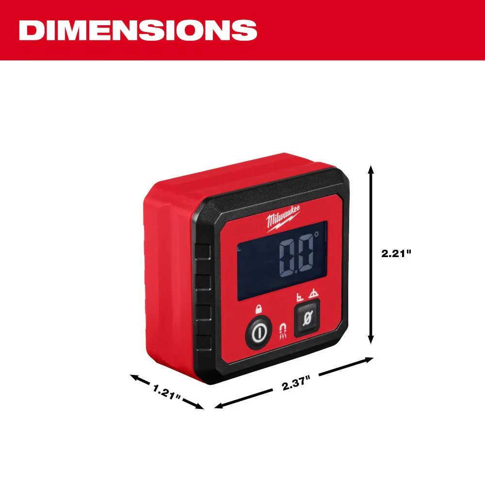 Milwaukee 48-22-5602 Digital Angle Gauge - Image 4