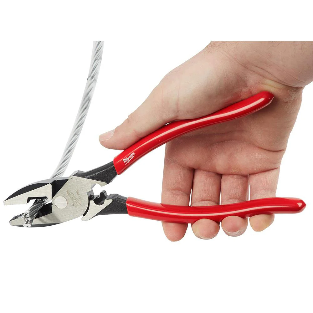 Milwaukee 48-22-6500 High Leverage Linesman's Pliers with Crimper - Image 2