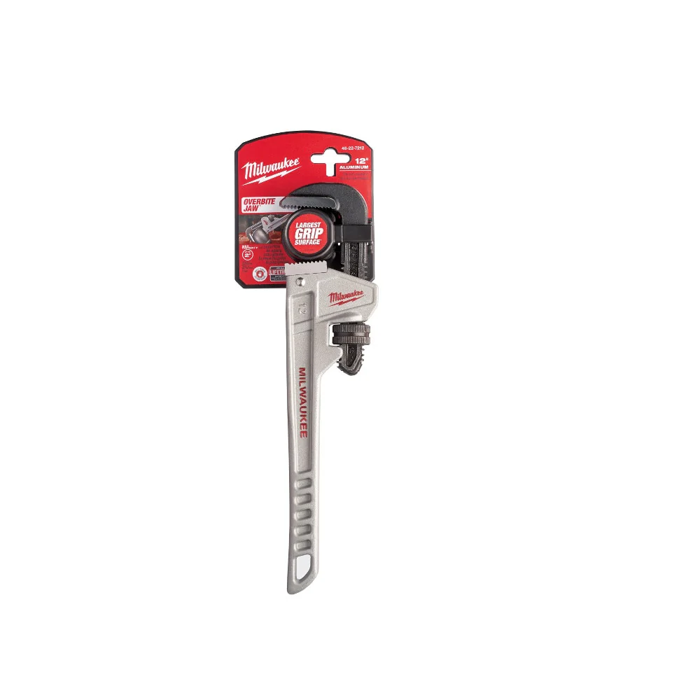 Milwaukee 48-22-7212 12" Aluminum Pipe Wrench - Image 2