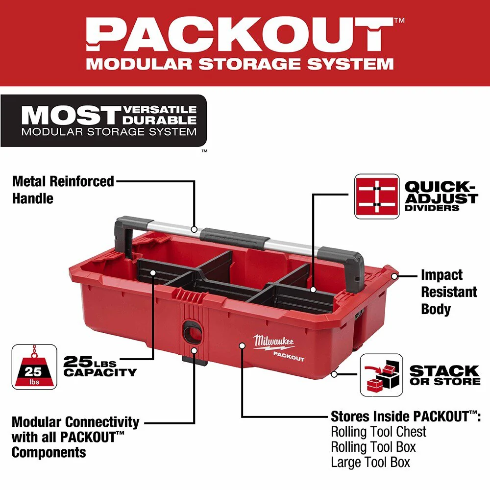 Milwaukee 48-22-8045 PACKOUT Tool Tray - Image 6
