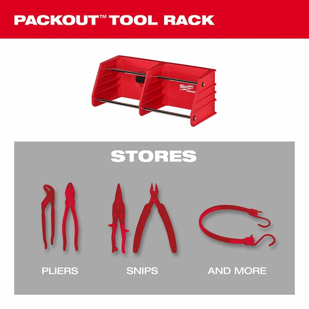 Milwaukee 48-22-8340 PACKOUT Shop Storage Tool Rack - Image 3