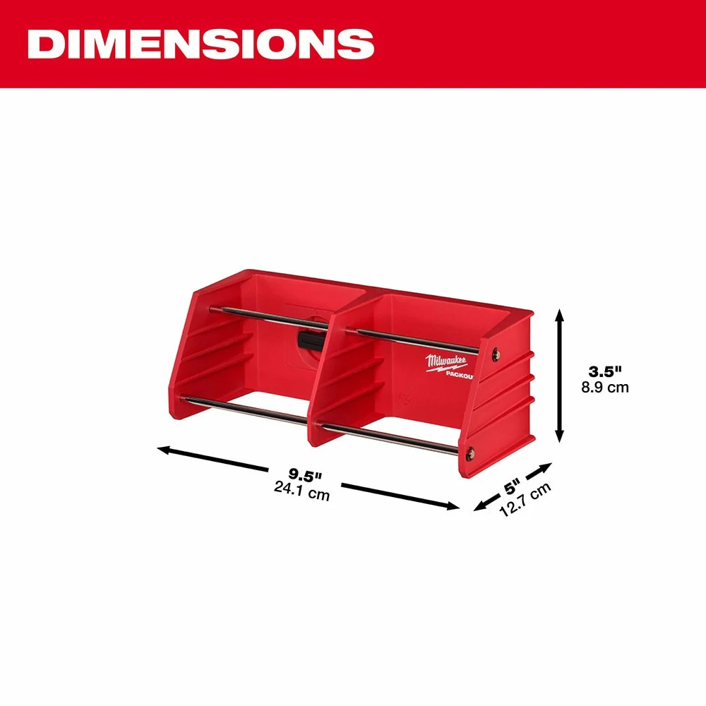 Milwaukee 48-22-8340 PACKOUT Shop Storage Tool Rack - Image 4