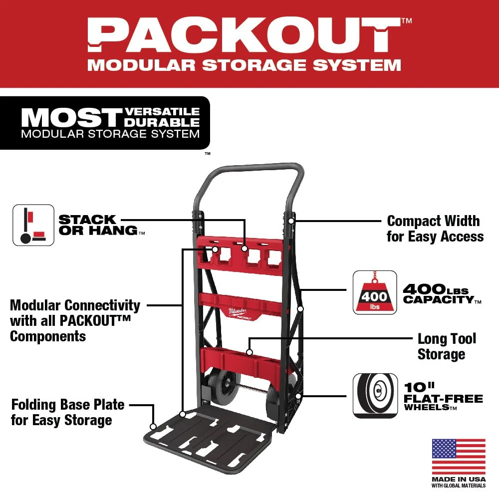 Milwaukee 48-22-8415 PACKOUT™ 2-Wheel Cart - Image 19