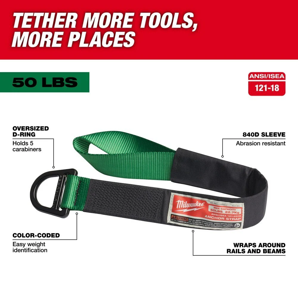 Milwaukee 48-22-8855 50LBS Anchor Strap - Image 2