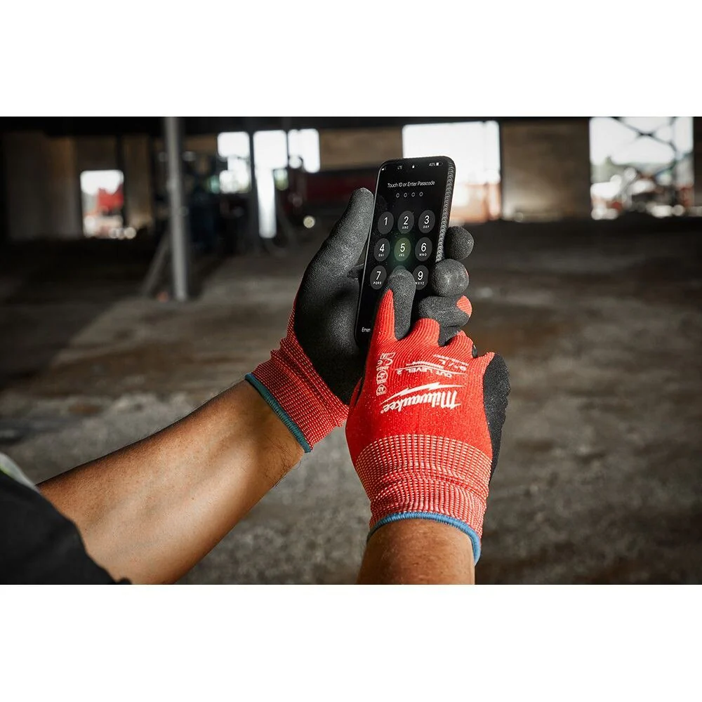 Milwaukee 48-22-8929B Cut Level 2 Nitrile Dipped Gloves - 2XL - Bulk 12PK - Image 5