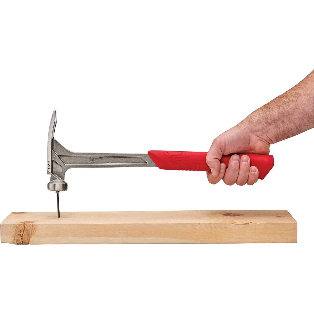 Milwaukee 48-22-9016 17oz Milled Face Framing Hammer - Image 5