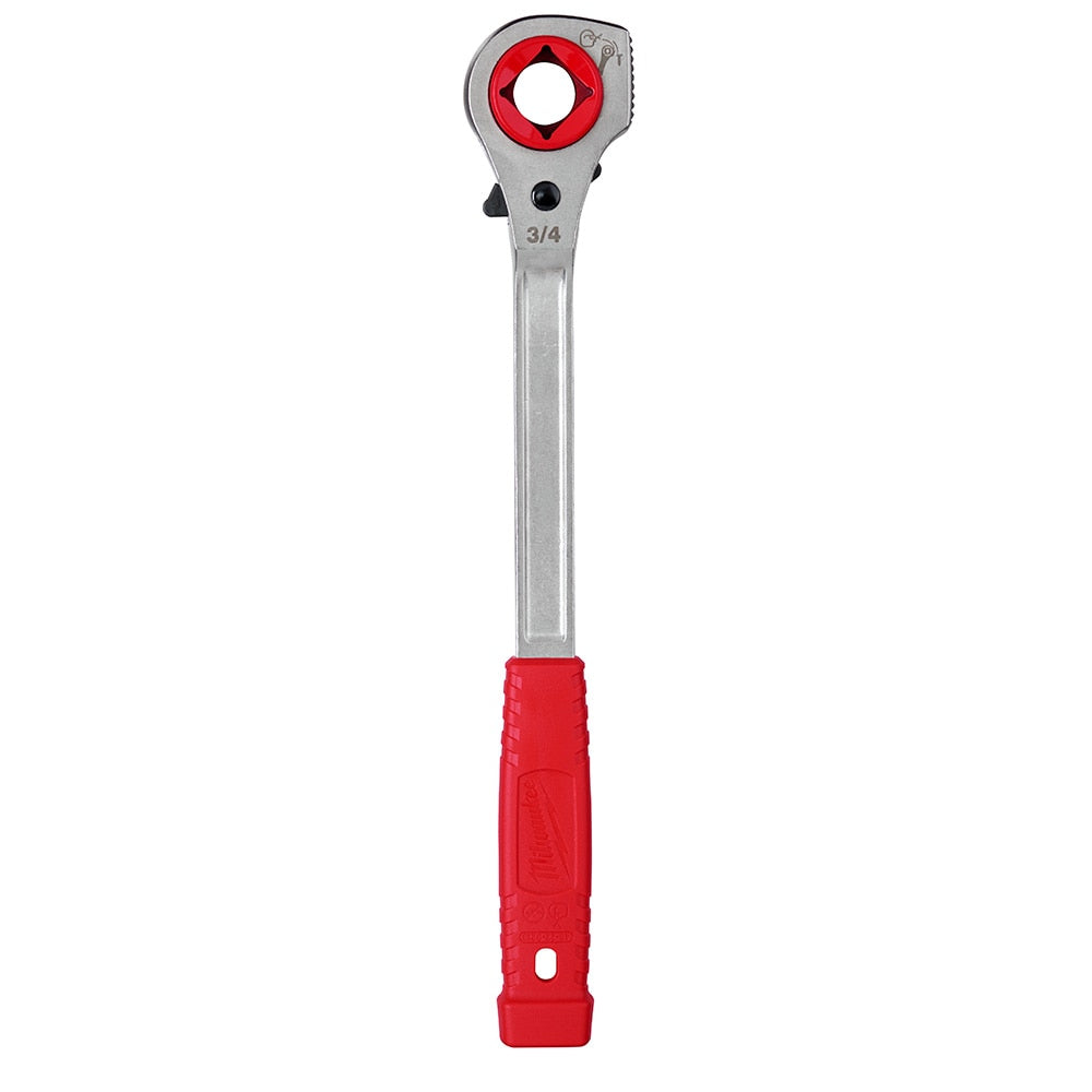 Milwaukee 48-22-9213M Lineman's High-Leverage Ratcheting Wrench w/ Milled Face - Image 2