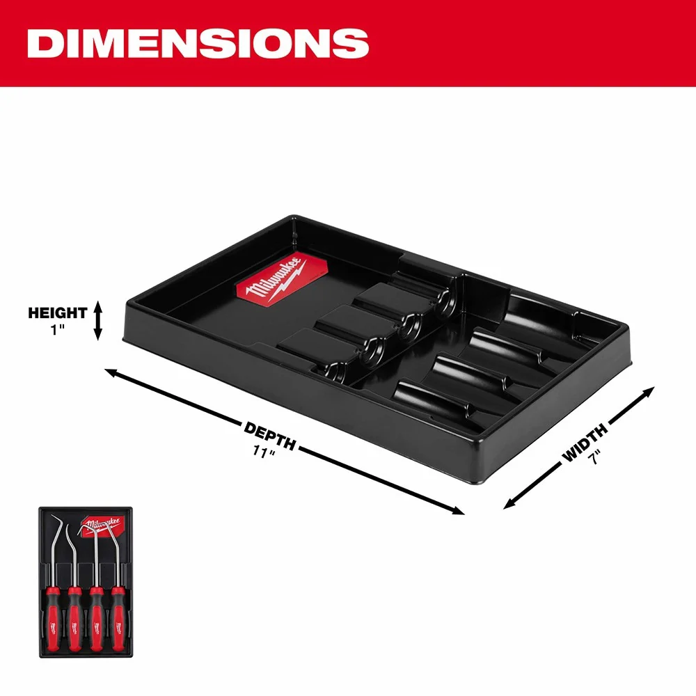 Milwaukee 48-22-9217 4pc Hose Pick Set - Image 6