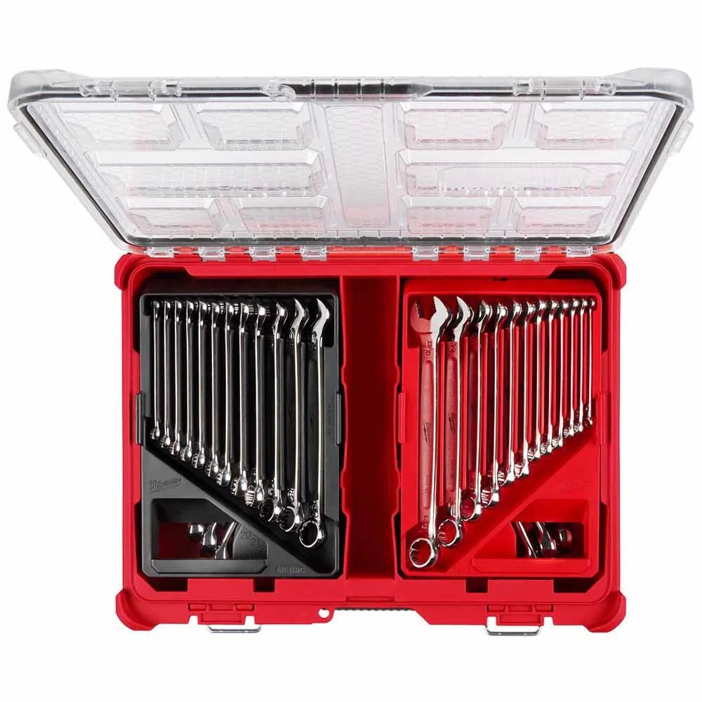 Milwaukee 48-22-9485 30pc Metric & SAE Combination Wrench Set with PACKOUT Organizer - Image 2