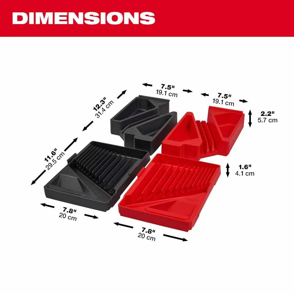 Milwaukee 48-22-9485T 30pc Metric & SAE Combination Wrench Trays - Image 3