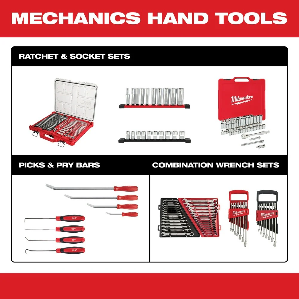 Milwaukee 48-22-9487 47PC 1/2" Drive Ratchet & Socket Set with PACKOUT Organizer - Image 13