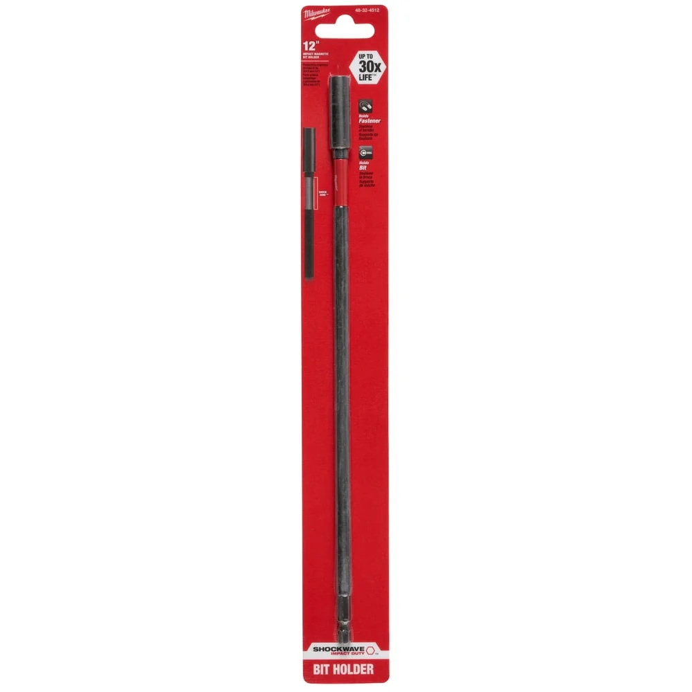 Milwaukee 48-32-2350 SHOCKWAVE Conduit Reaming Bit Holder for 1/2", 3/4" & 1" EMT - Image 4