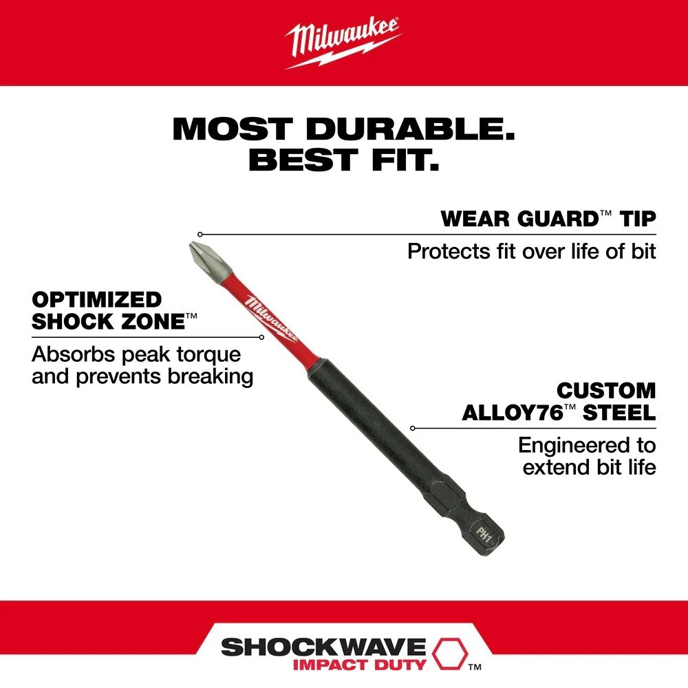 Milwaukee 48-32-4579 Shockwave 3.5" T25 5PK - Image 4